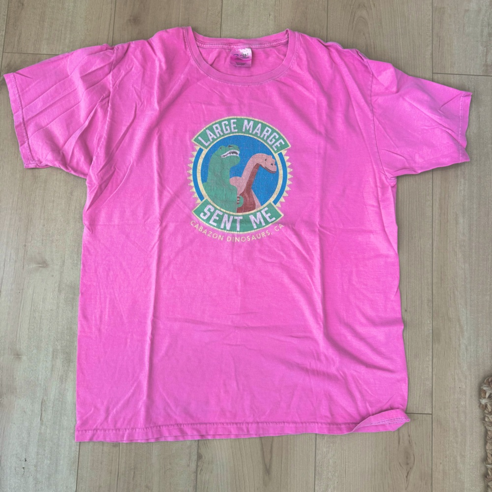Vintage T-shirt from the infamous “Large Marge” Cabazon, CA dinosaurs